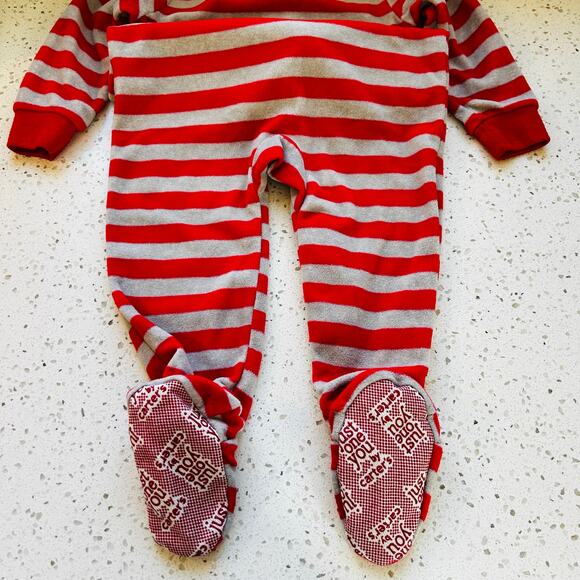 3/$12 18 Month Santa Fleece Footed Pajamas - Picture 2 of 6